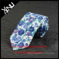 Handmade Printed Skinny Mens Cotton Tie